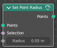 Set Point Radius
