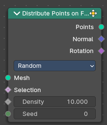 Distribute Points on Faces