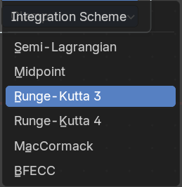 Integration scheme