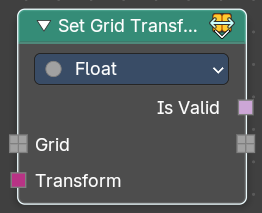 Set Grid Transform