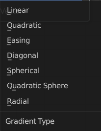 Gradient Type