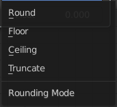 Rounding Mode