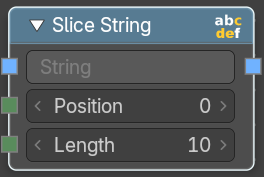 Slice String