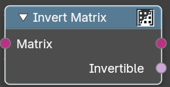Invert Matrix