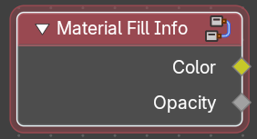 Material Fill Info