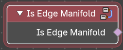 Is Edge Manifold