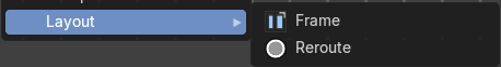 Add menu - Layout