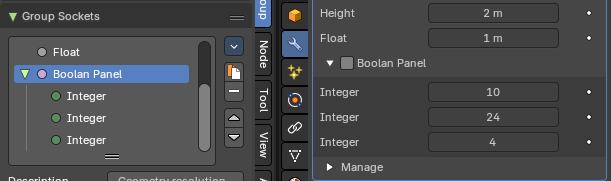 Panel Toggle