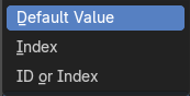 Default Input