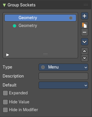 Type Menu