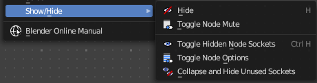 Show/Hide submenu