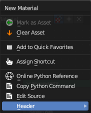 Right Click menus