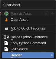 Right Click menus