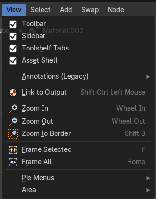 View Menu