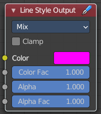 Line Style Output
