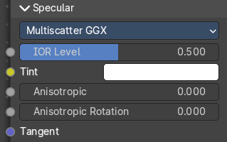 Specular Subtab