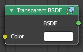 Transparent BSDF