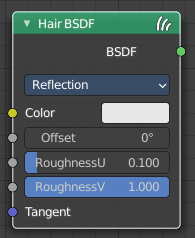 Hair BSDF