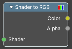 Shader to RGB