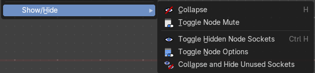 Show/Hide submenu