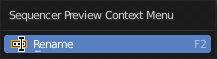 Preview - Sequencer Preview context menu