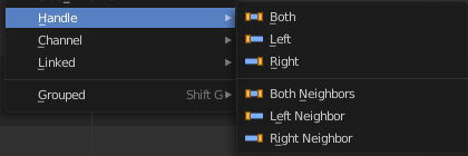 Handle submenu