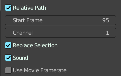 Import settings