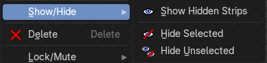 Show / Hide sub menu