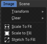 Image menu