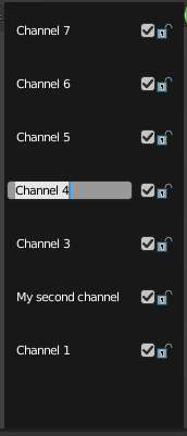 Channel header