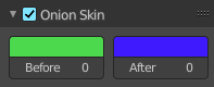 Onion Skin subpanel