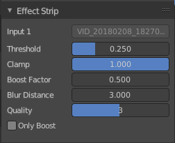 Effect strip type Glow