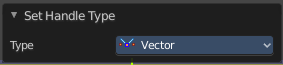 Last operator Set Handle Type