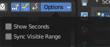 Options panel