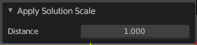 Last operator Apply Solution Scale