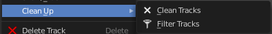 Clean up submenu