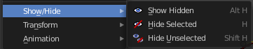 Show / Hide