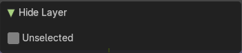 Last operator Hide Layer