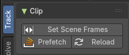 Track tab - Clip Panel