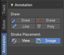 Annotation tab