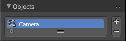 Track tab - Objects Panel