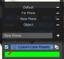 Color Preset