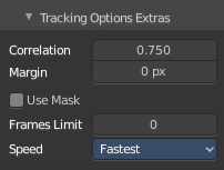 Tracking Options Extras