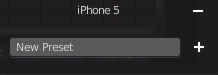 Add Camera Preset