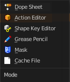 Dope Sheet Modes