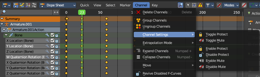 Channel Settings