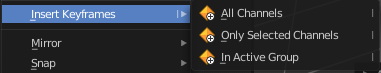 Insert Keyframes