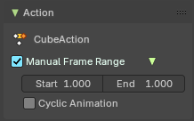 Manual Frame Range