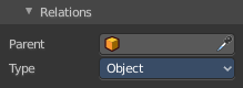 Relations subpanel