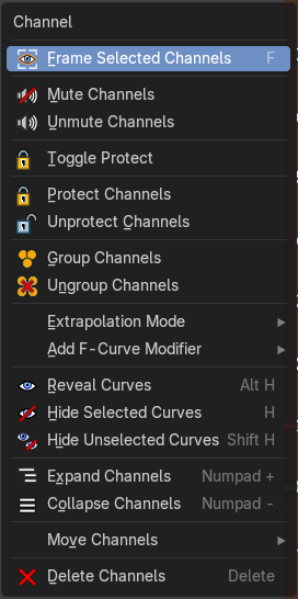Channel Context Menu